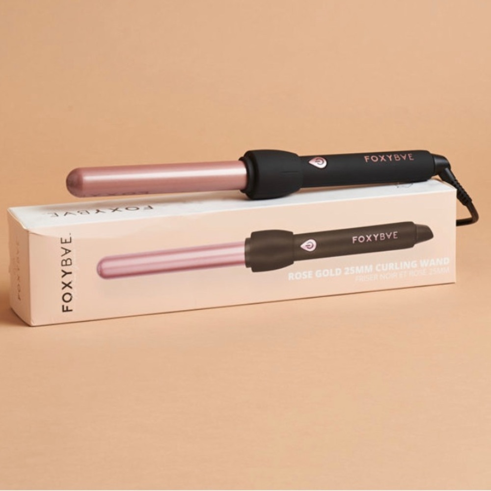 LIMITED EDITION • BLACK & ROSE GOLD 25MM WAND